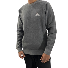 Grey Fleece Sweatshirt for Men.